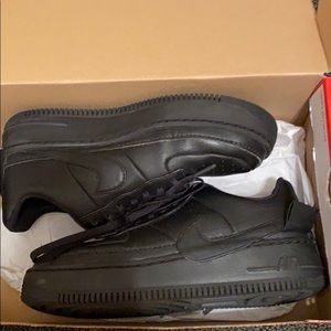 Nike Air Force Ones all Black